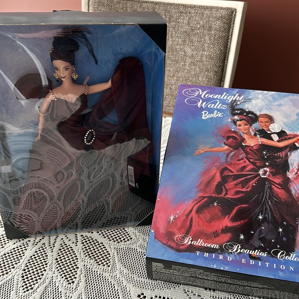 NEW Mattel 1997 Moonlight Waltz Barbie Doll Ballroom Beauties Collection - Picture 4 of 9